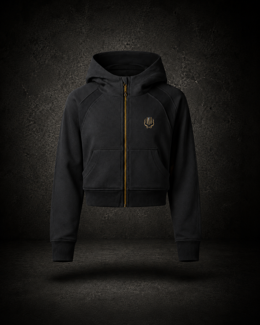 Women’s Cropped Zip Hoodie