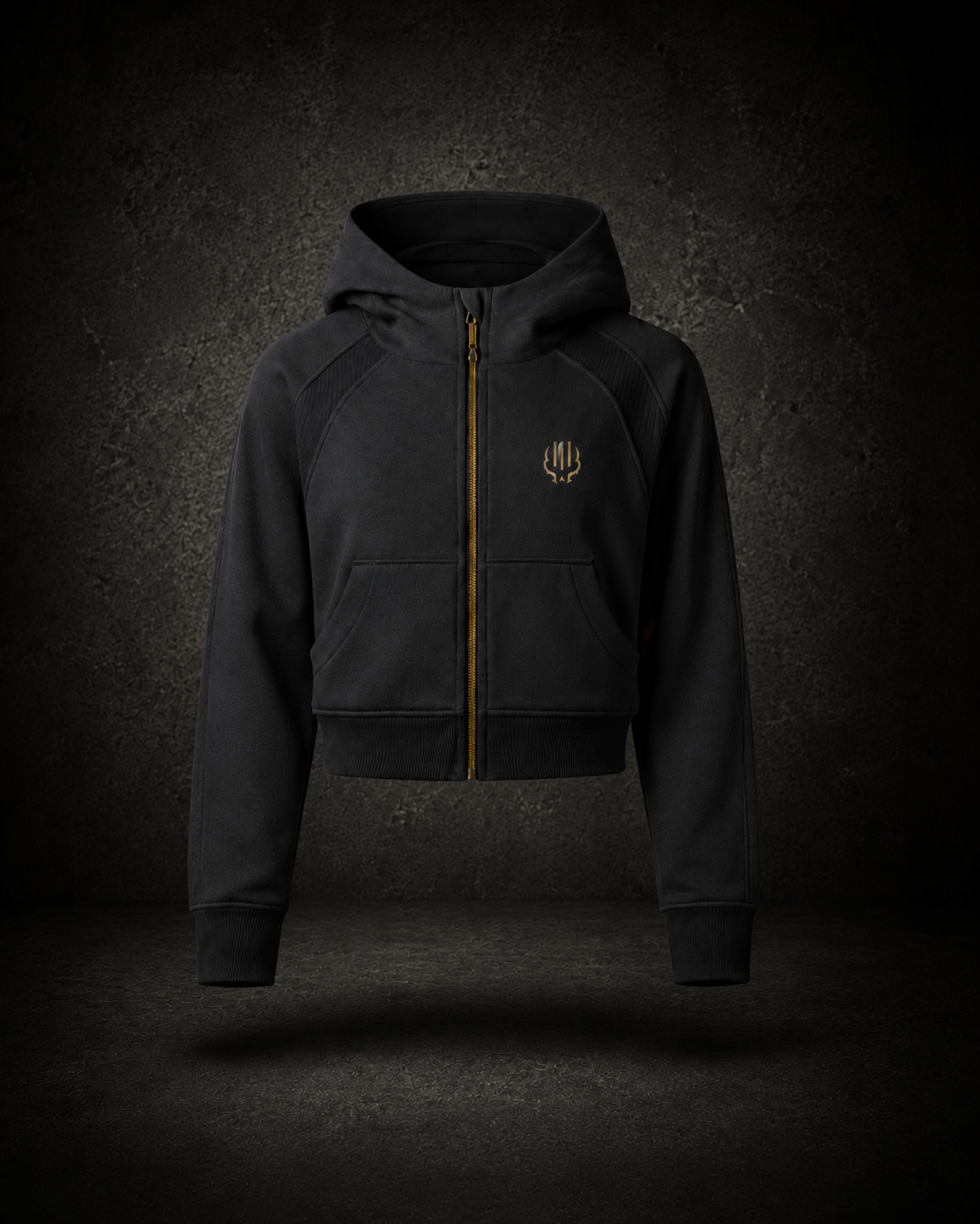 Women’s Cropped Zip Hoodie